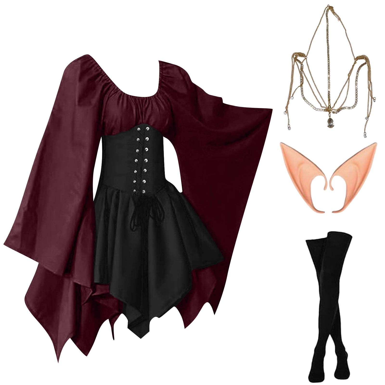 Halloween Cosplay Palace Victo - Elf Costume Christmas recensione e prezzo