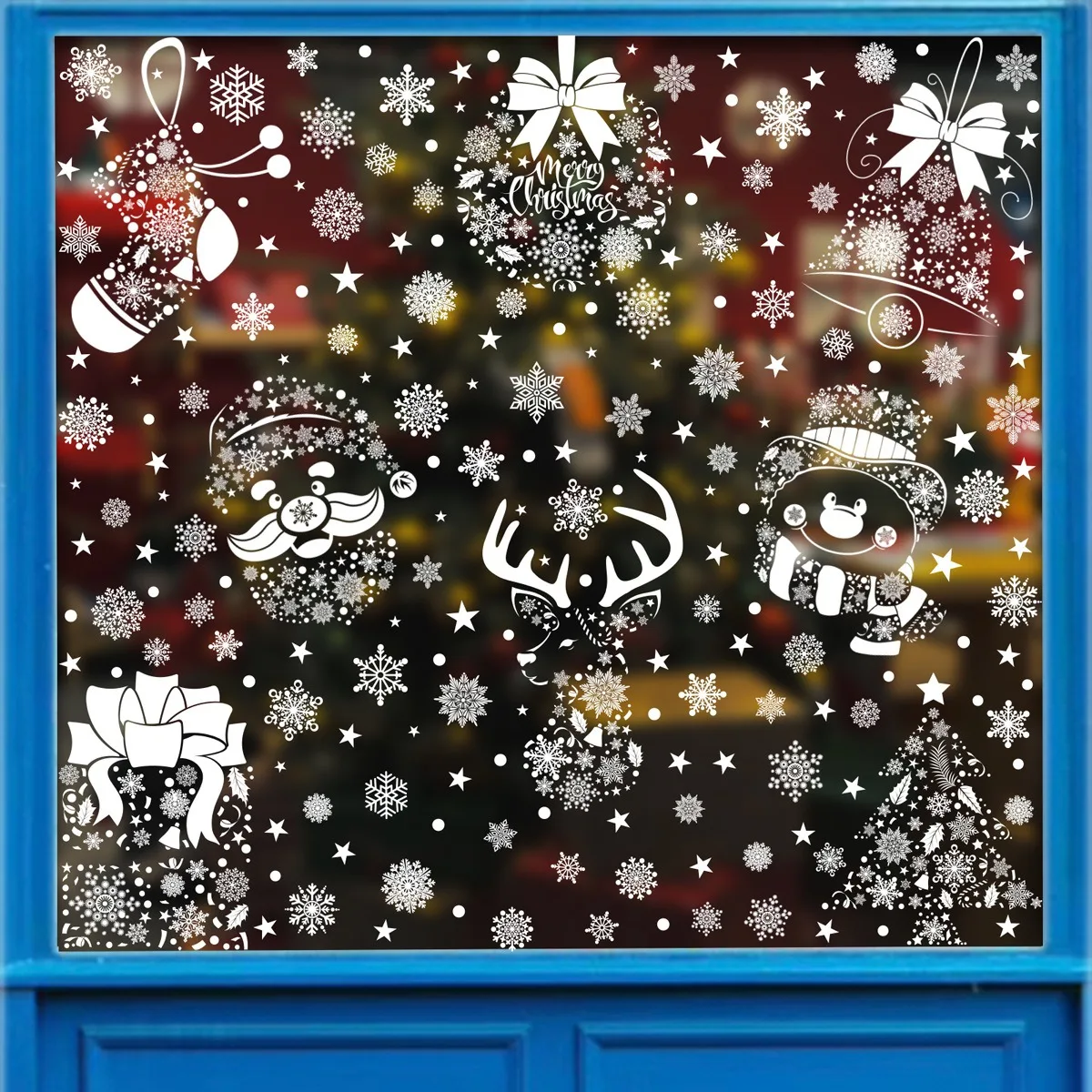 Christmas Wall Sticker Snowfla - Snowflake Window Decal recensione e prezzo