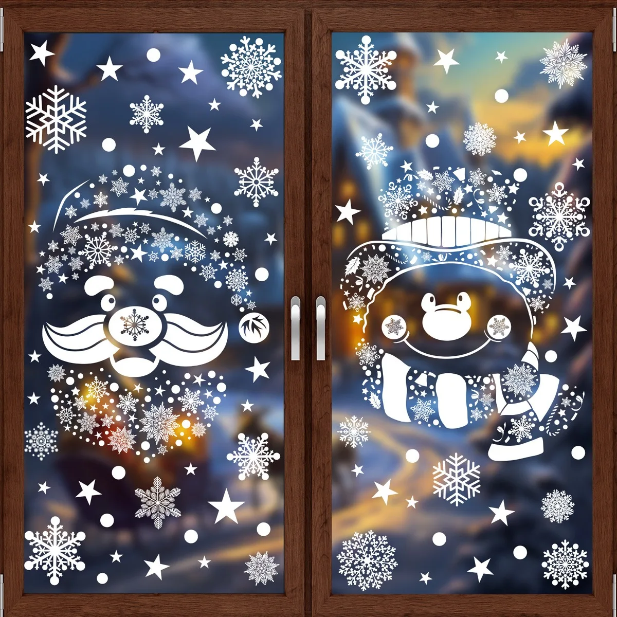 Christmas Wall Sticker Snowfla - Snowflake Window Decal recensione e prezzo