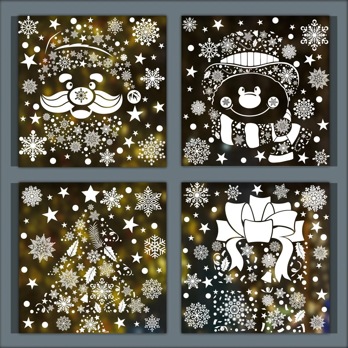 Christmas Wall Sticker Snowfla - Snowflake Window Decal recensione e prezzo