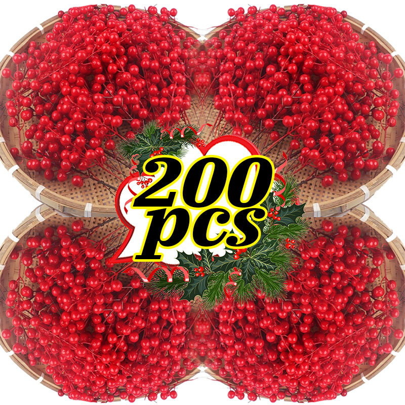 200/10pcs Christmas Artificial - Christmas Wreath Fake recensione e prezzo