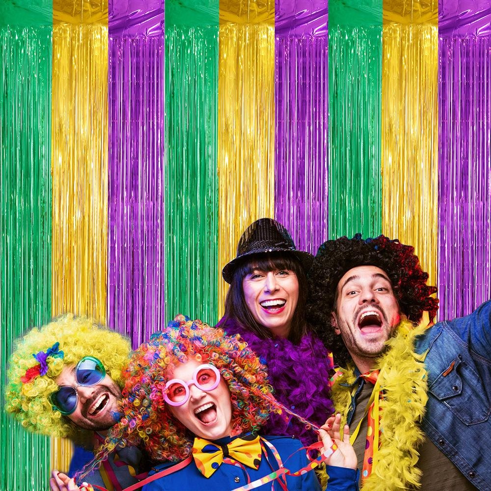 Party Backdrop Fringe Tinsel C - Tinsel Garland Decoration recensione e prezzo