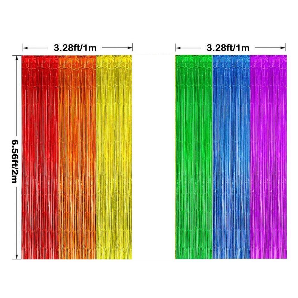 Party Backdrop Fringe Tinsel C - Tinsel Garland Decoration recensione e prezzo