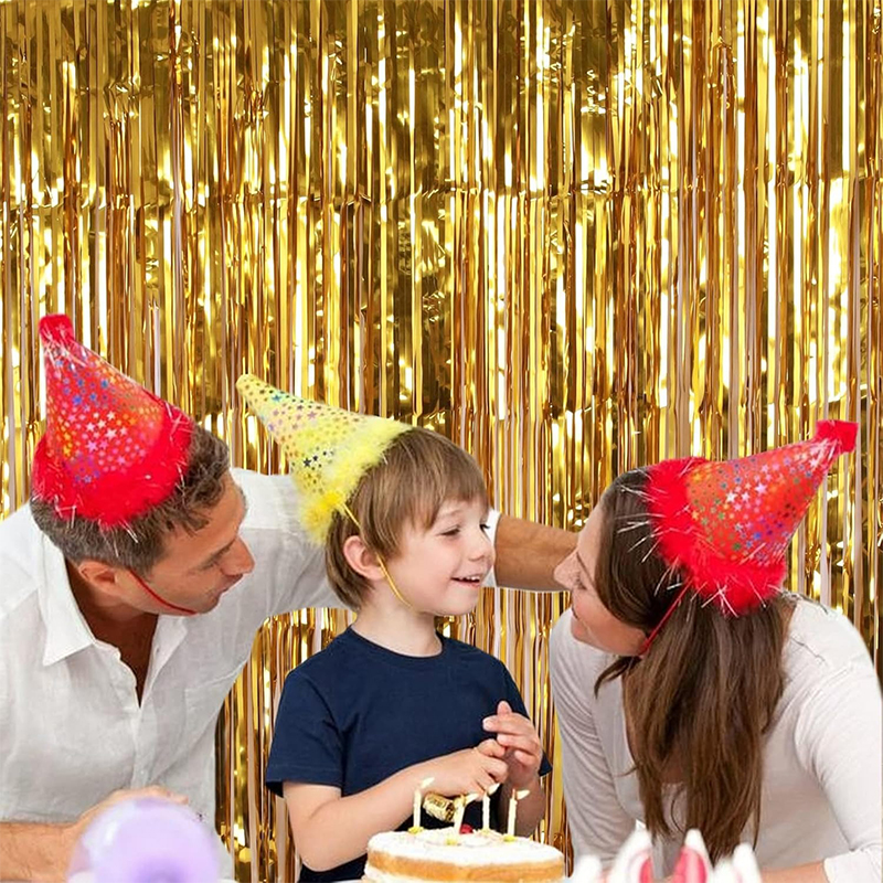 2M Glitter Gold Tinsel Fringe  - Tinsel Garland Decoration recensione e prezzo