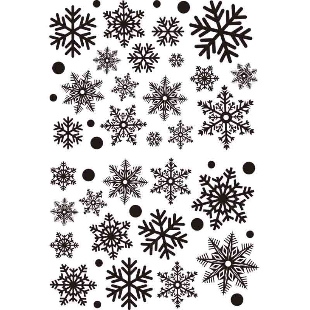 30pcs PVC Christmas Snowflakes - Snowflake Window Decal recensione e prezzo