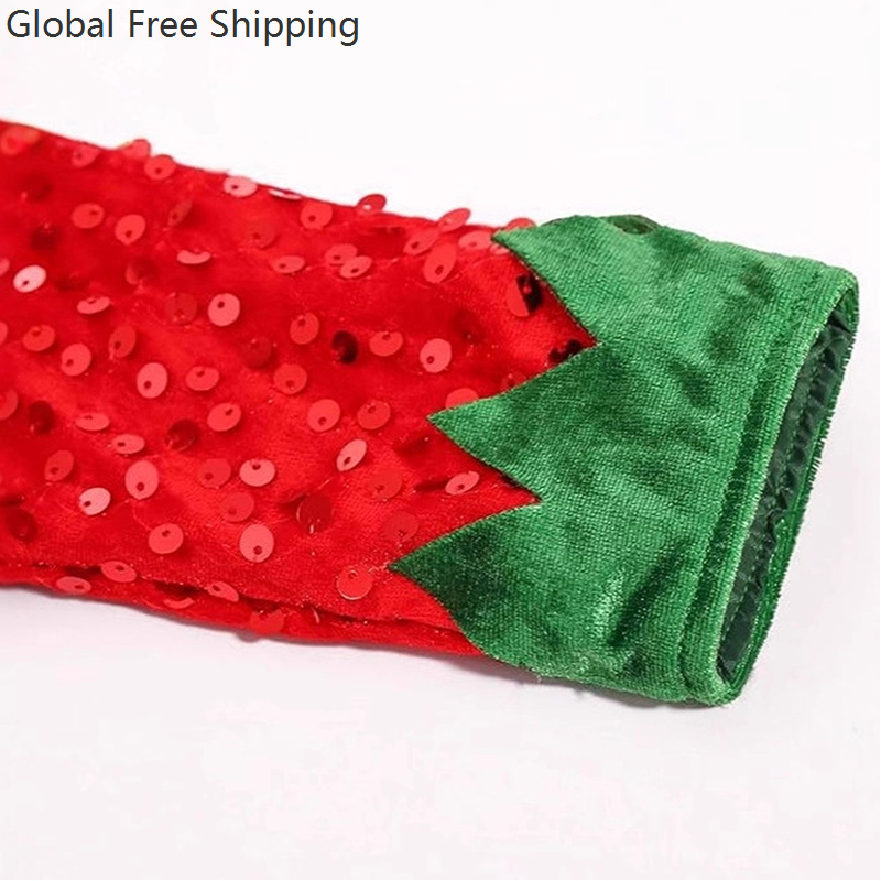 Girls Christmas Costume Set Sa - Elf Costume Christmas recensione e prezzo