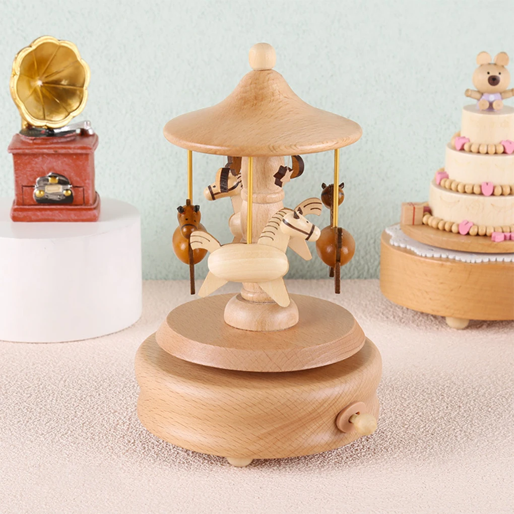 Wooden Carousel Music Box Orna - Snow Globe Musical recensione e prezzo