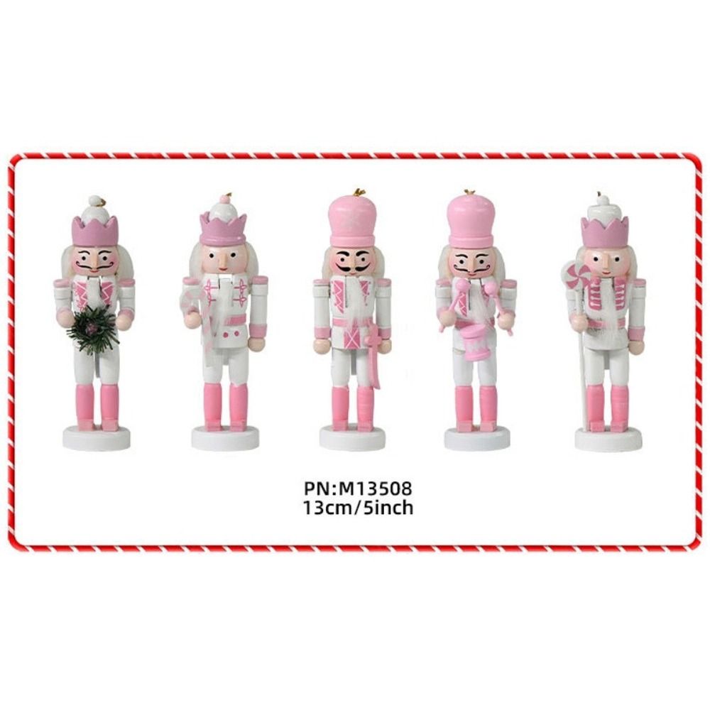 5PCS Macarone Powder Christmas - Nutcracker Figurine recensione e prezzo