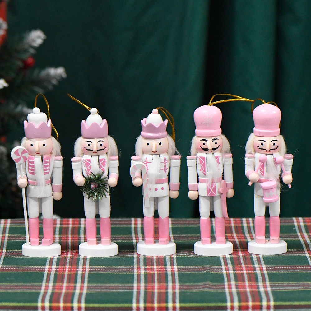 5PCS Macarone Powder Christmas - Nutcracker Figurine recensione e prezzo