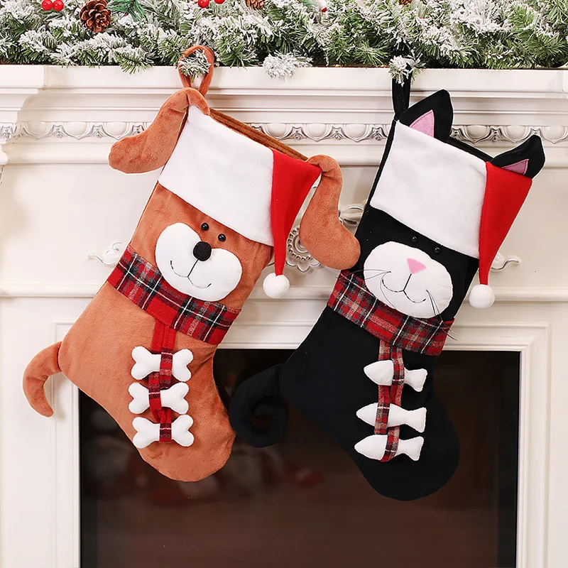 3D Animal Christmas Stockings  - Christmas Stocking Hanging recensione e prezzo