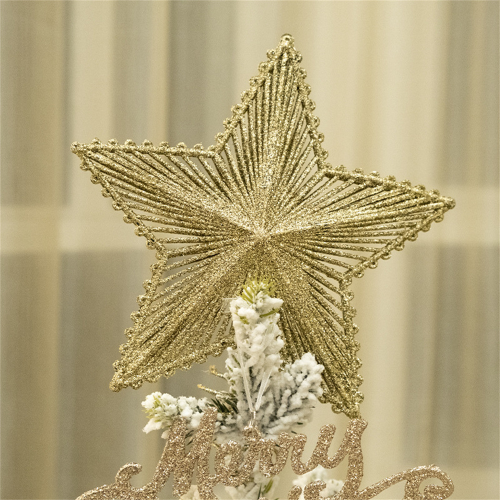 Gold Glitter Christmas Tree To - Star Tree Topper recensione e prezzo