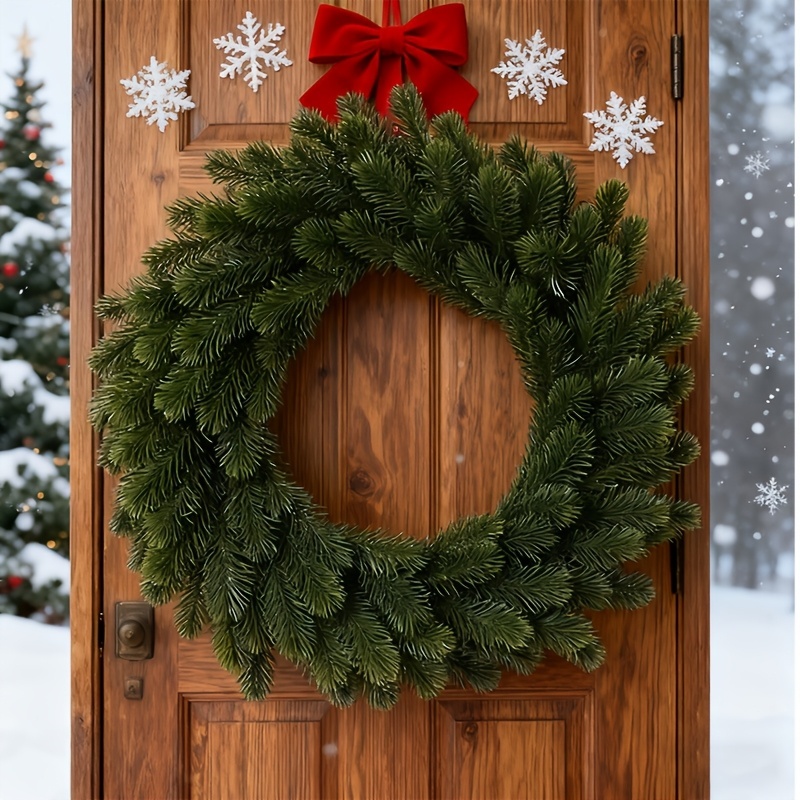 1pc Artificial Christmas Wreat - Christmas Wreath Fake recensione e prezzo