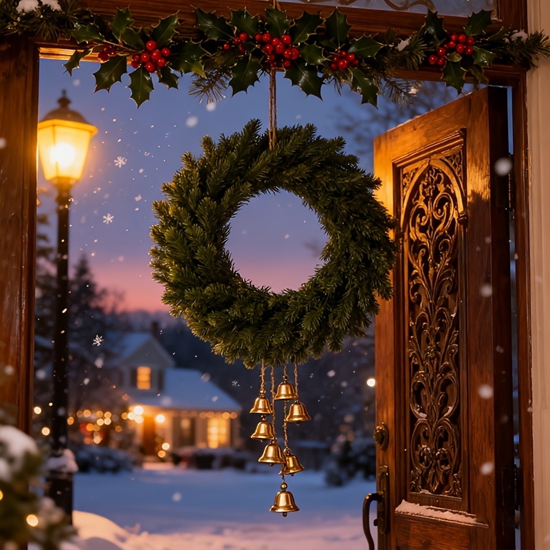 1pc Artificial Christmas Wreat - Christmas Wreath Fake recensione e prezzo