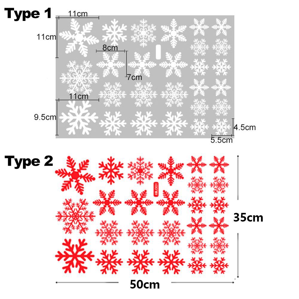 27/38PCS Gift Xmas  Festival S - Snowflake Window Decal recensione e prezzo