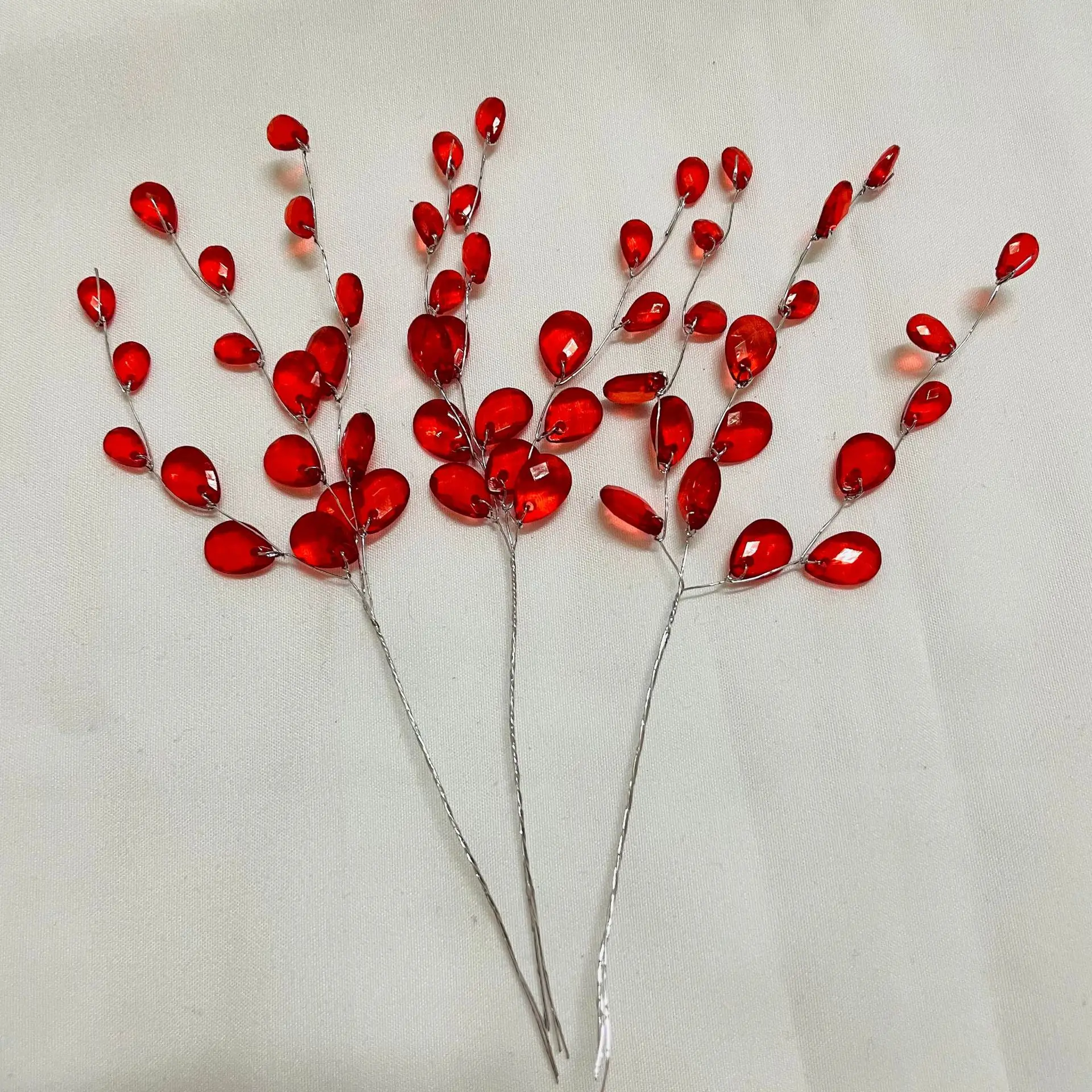 50Pcs 3-Forks Acrylic Strip Wa - Christmas Wreath Fake recensione e prezzo