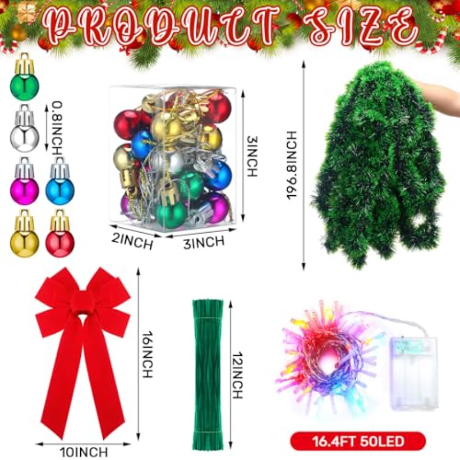 LED Christmas Car Spare Tire D - Tinsel Garland Decoration recensione e prezzo