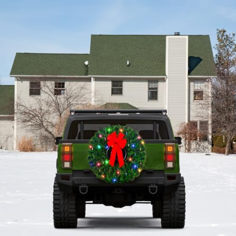 LED Christmas Car Spare Tire D - Tinsel Garland Decoration recensione e prezzo