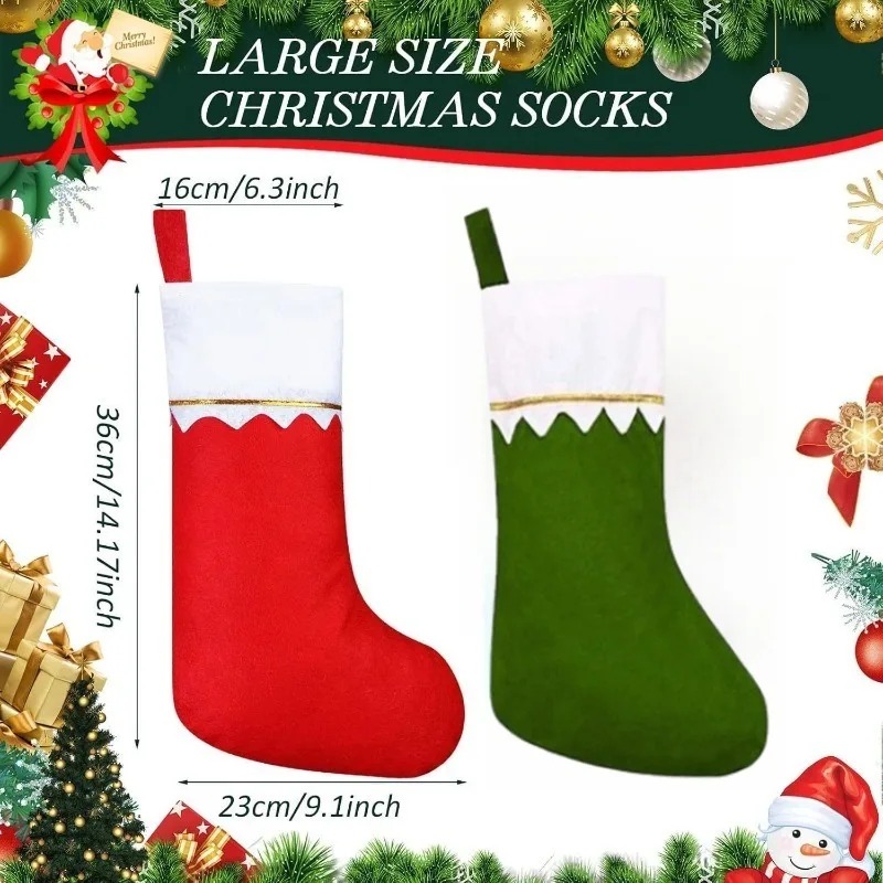 Holiday Christmas Stocking Fir - Christmas Stocking Hanging recensione e prezzo