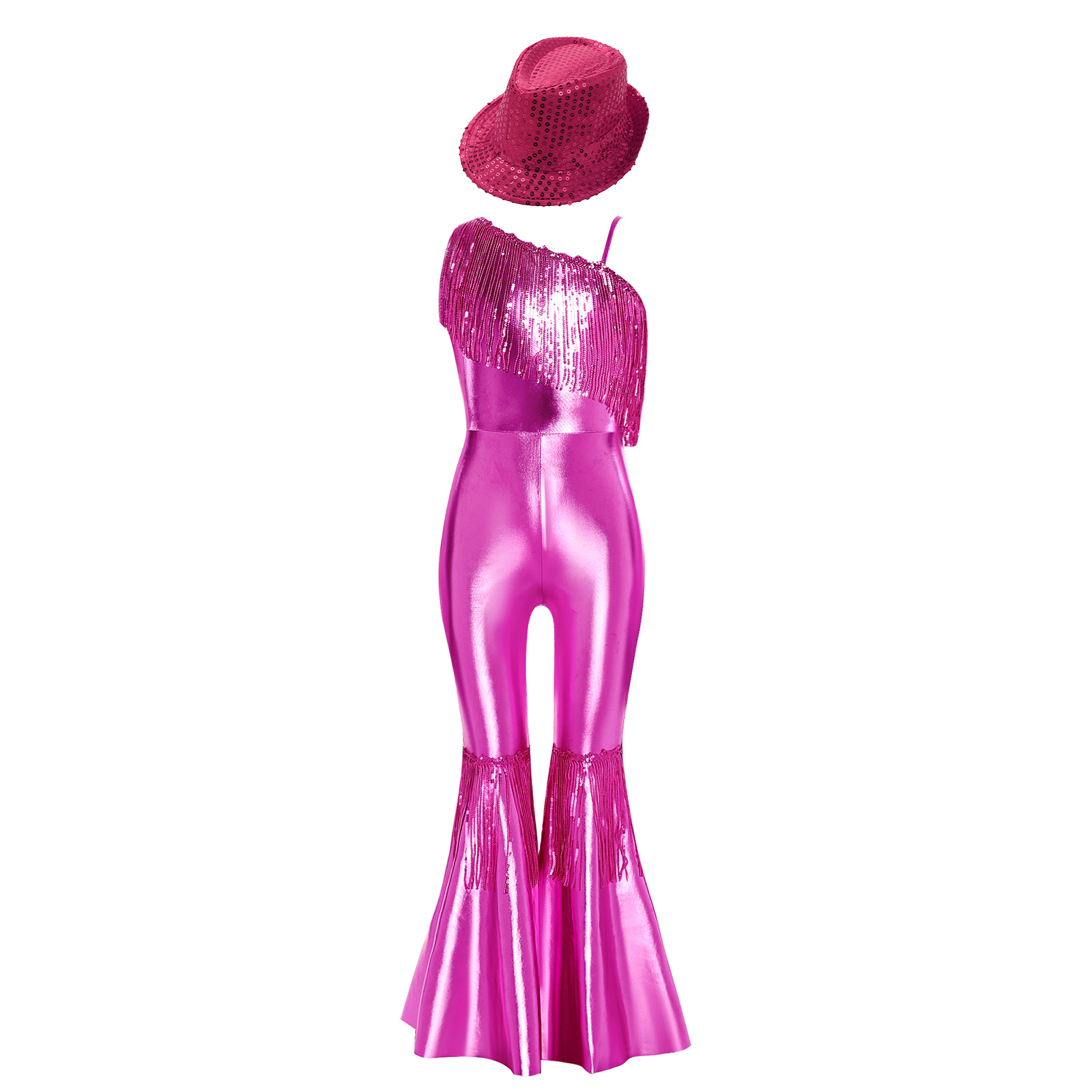 Girls Sparkly Sequins Jumpsuit - Elf Costume Christmas recensione e prezzo
