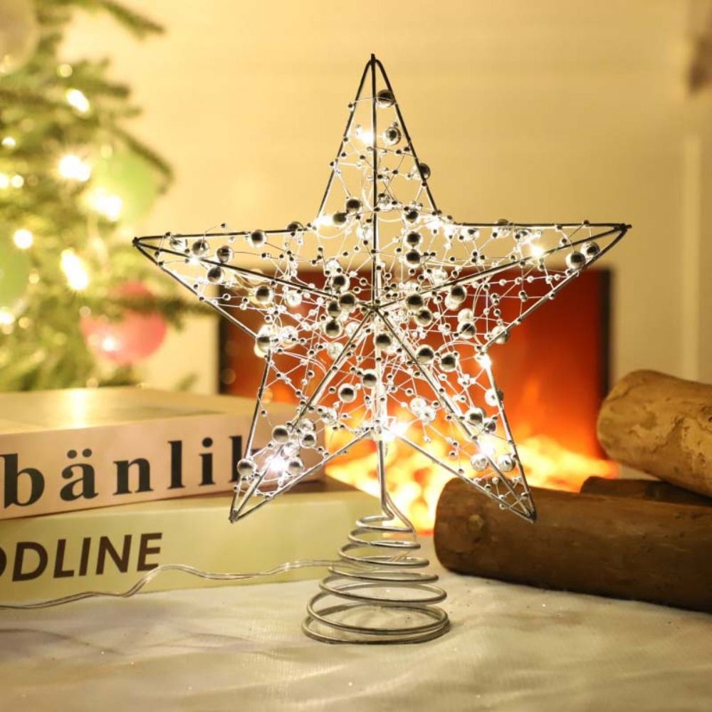 Gold/Silver LED Christmas Tree - Star Tree Topper recensione e prezzo