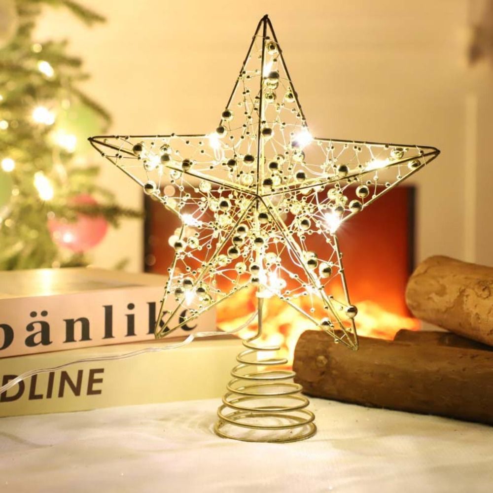 Gold/Silver LED Christmas Tree - Star Tree Topper recensione e prezzo