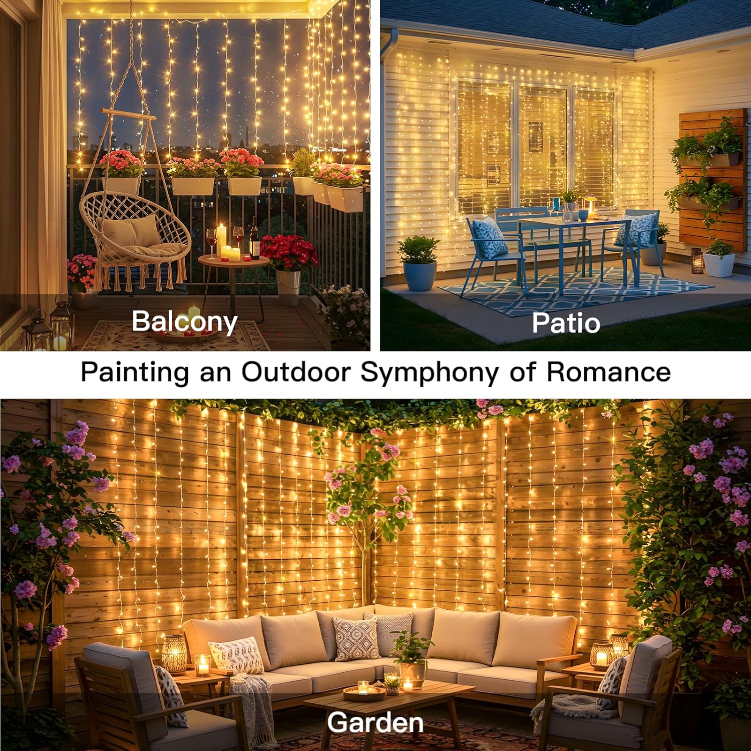 Curtain Lights For Bedroom 200 - Christmas Lights Outdoor recensione e prezzo
