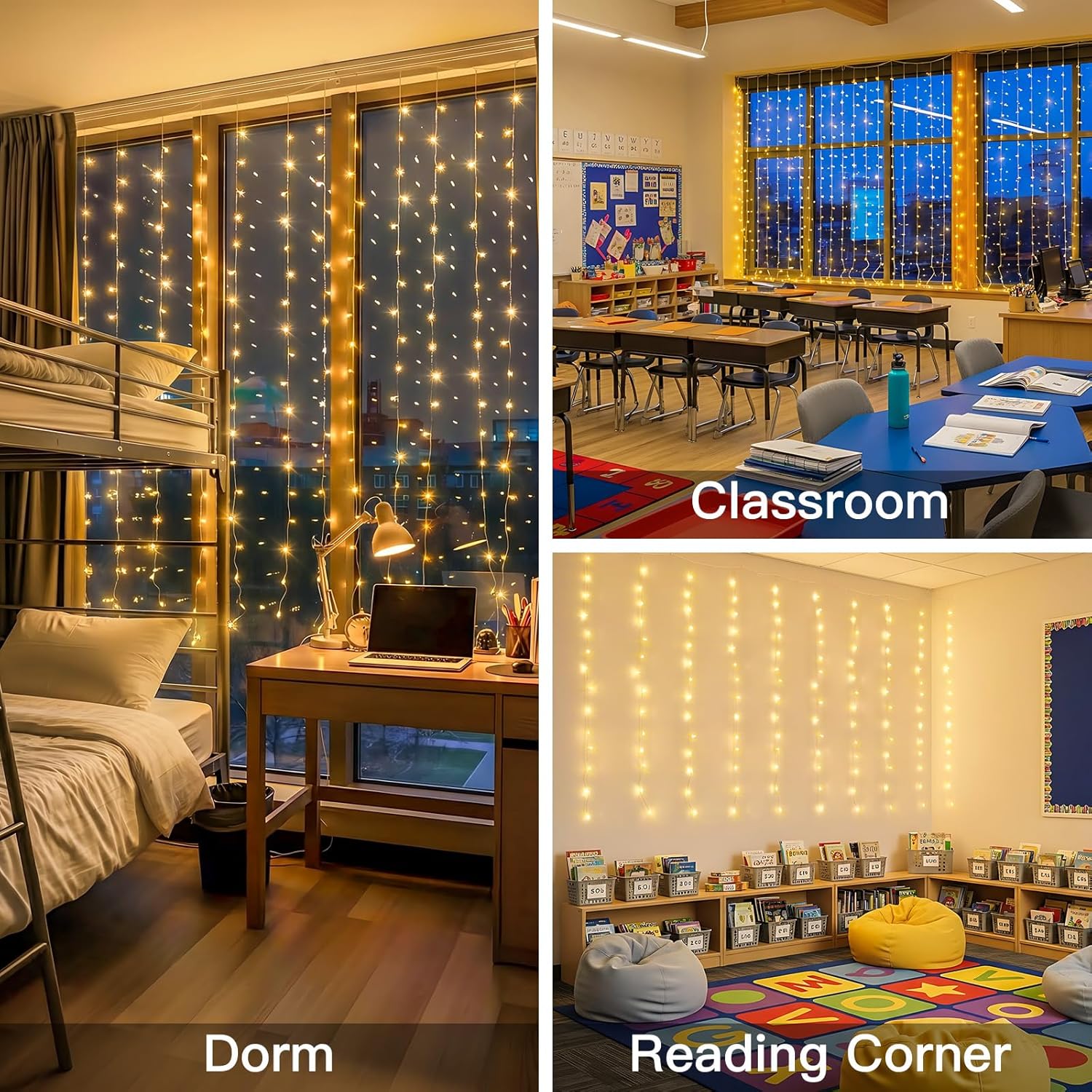 Curtain Lights For Bedroom 200 - Christmas Lights Outdoor recensione e prezzo
