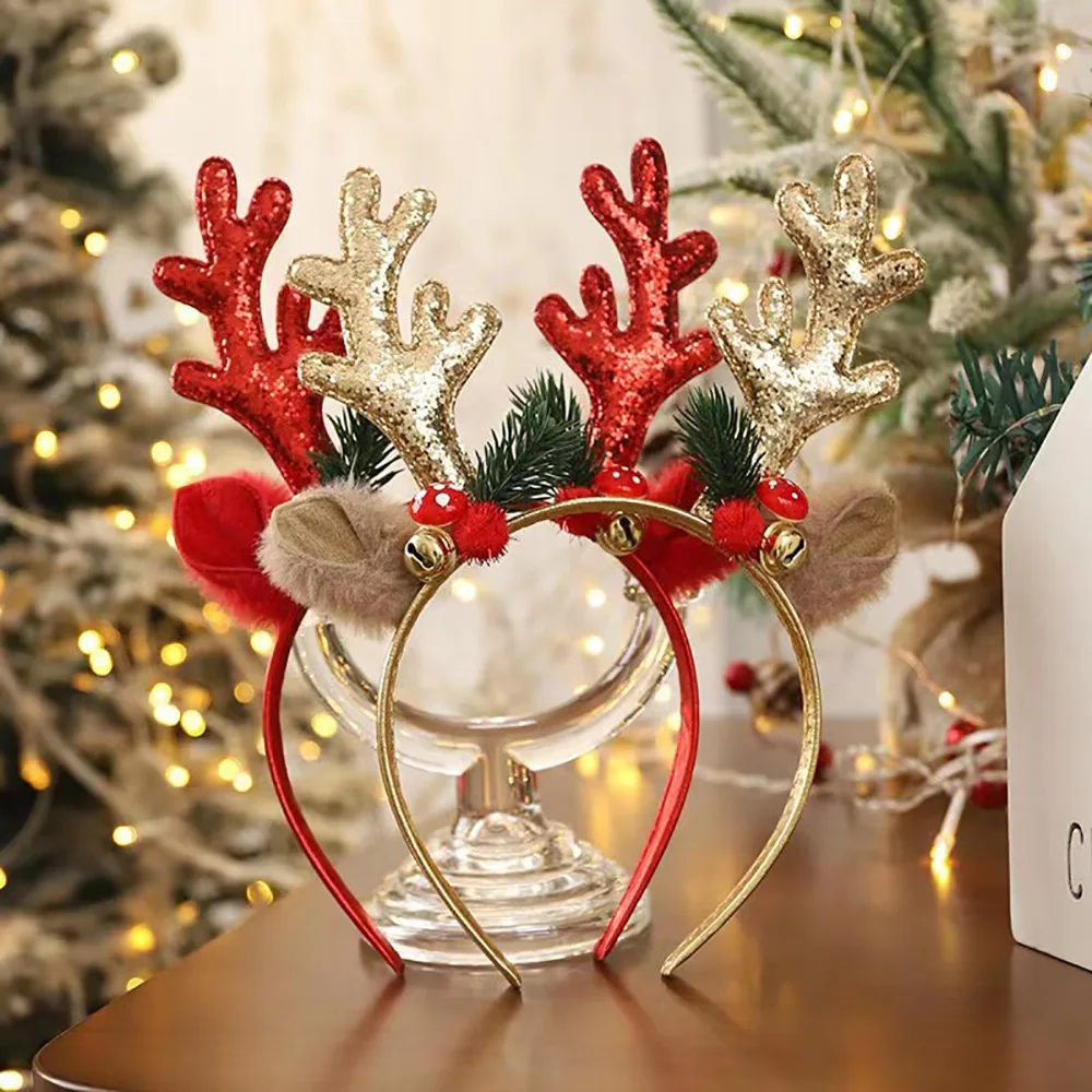 ！Christmas Glitter Deer Antler - Reindeer Antlers Headband recensione e prezzo