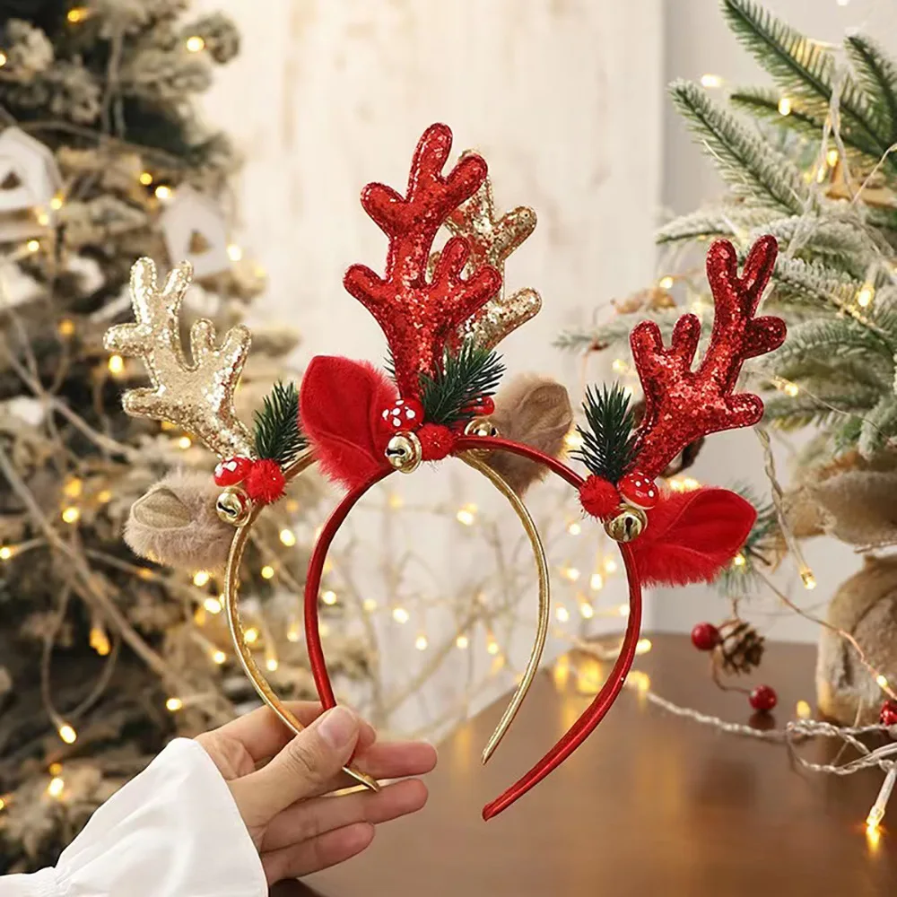 ！Christmas Glitter Deer Antler - Reindeer Antlers Headband recensione e prezzo
