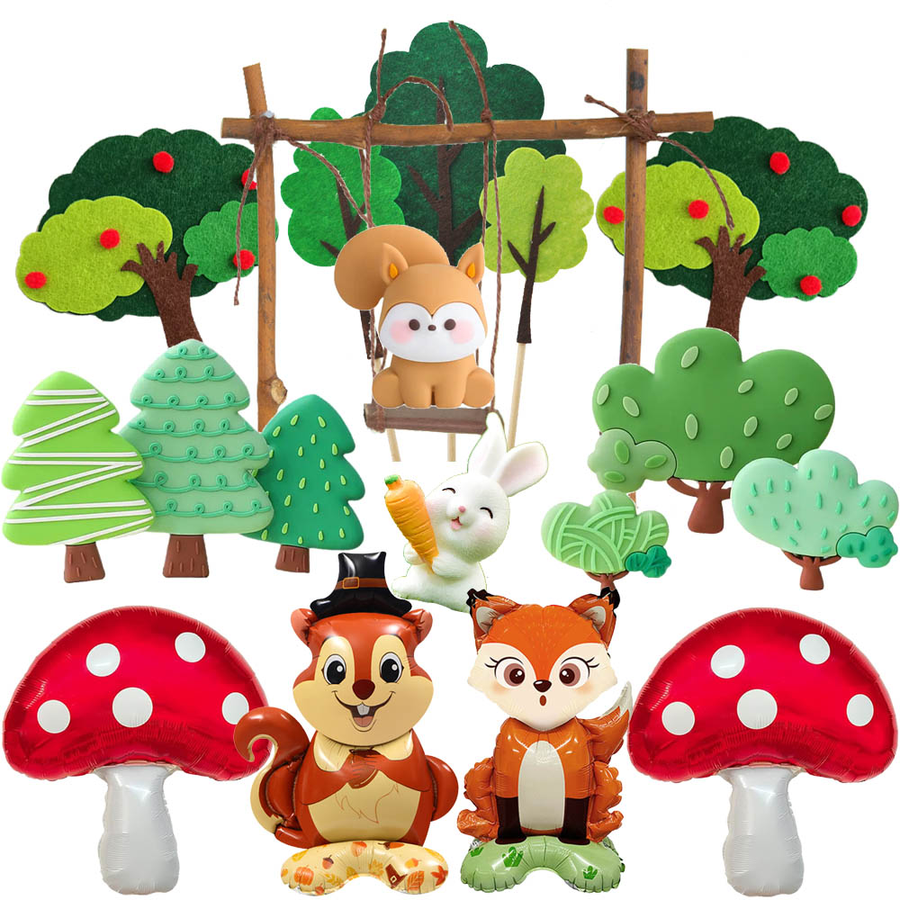 Woodland Cartoon Animal Cake D - Star Tree Topper recensione e prezzo