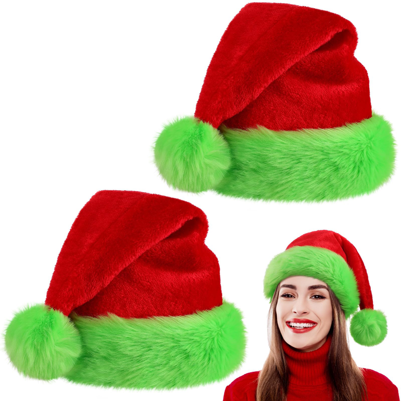 1pc, Santa Claus hat Christmas - Santa Hat Plush recensione e prezzo