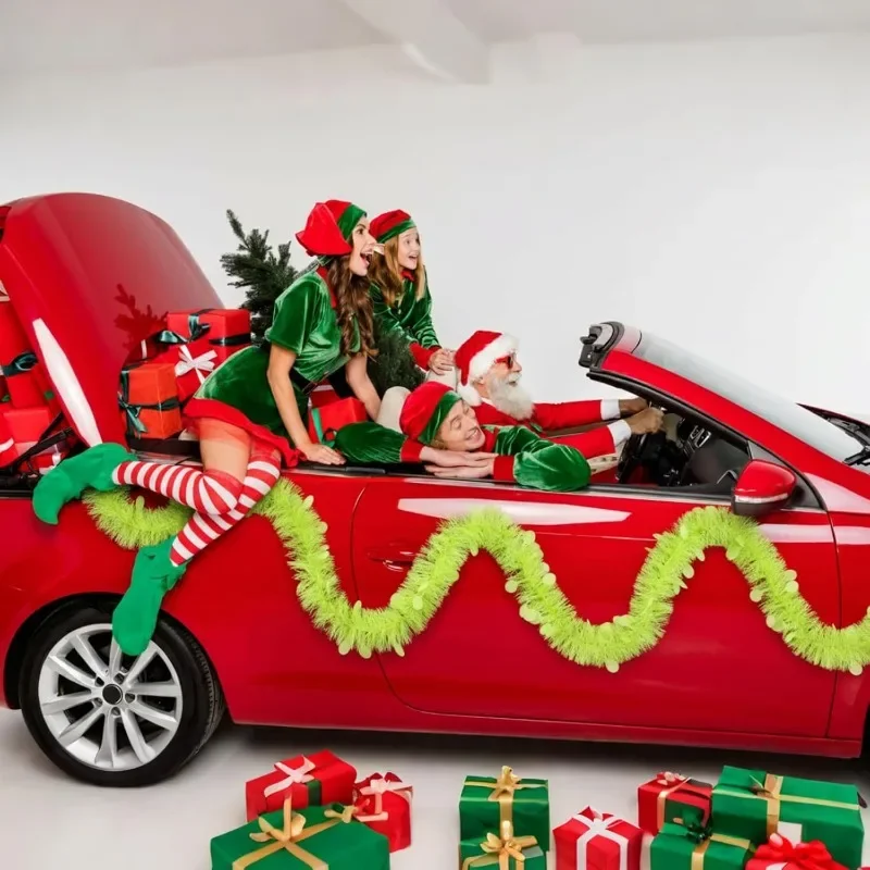 2M Length Christmas Tinsel Gar - Tinsel Garland Decoration recensione e prezzo