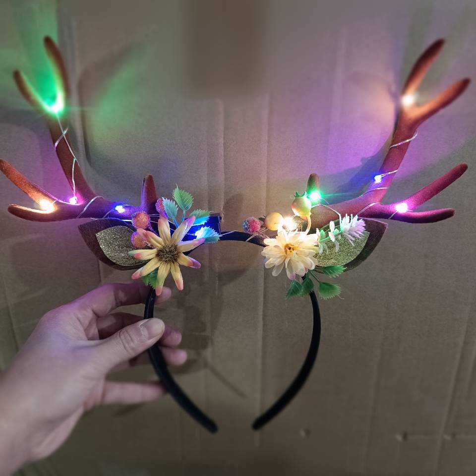Reindeer Antlers Light up Head - Reindeer Antlers Headband recensione e prezzo