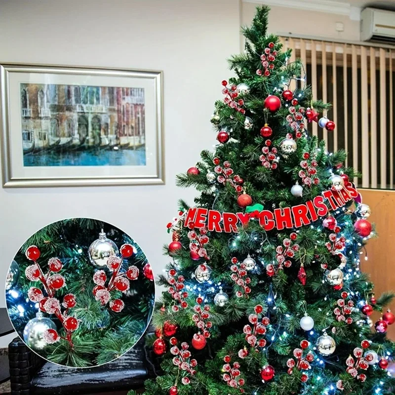 10-200PCS Artificial Red Berry - Christmas Tree Artificial recensione e prezzo