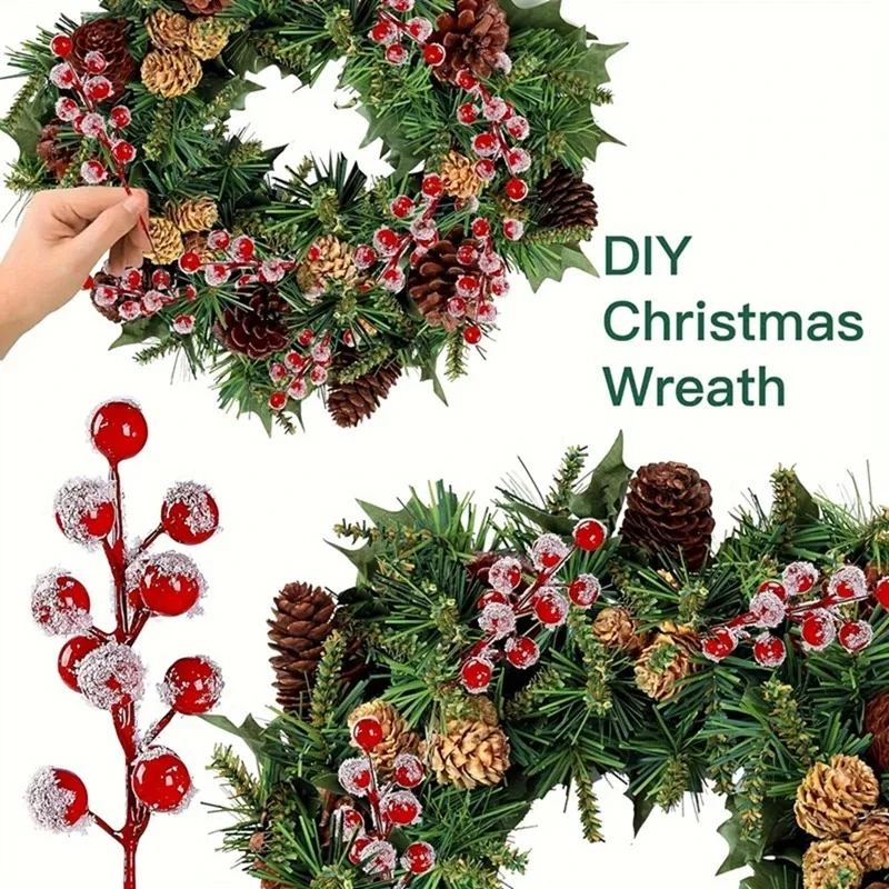 10-200PCS Artificial Red Berry - Christmas Tree Artificial recensione e prezzo