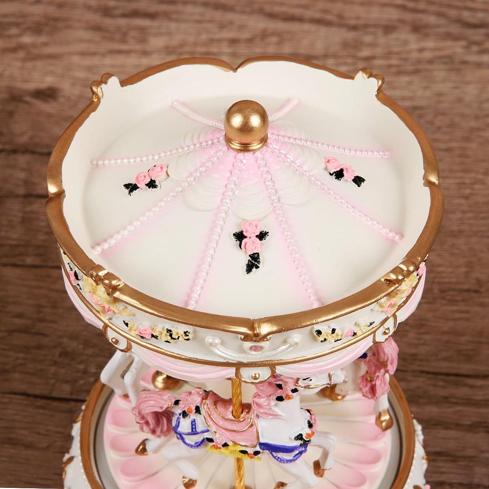 Handcrafted Resin Carousel Mus - Snow Globe Musical recensione e prezzo