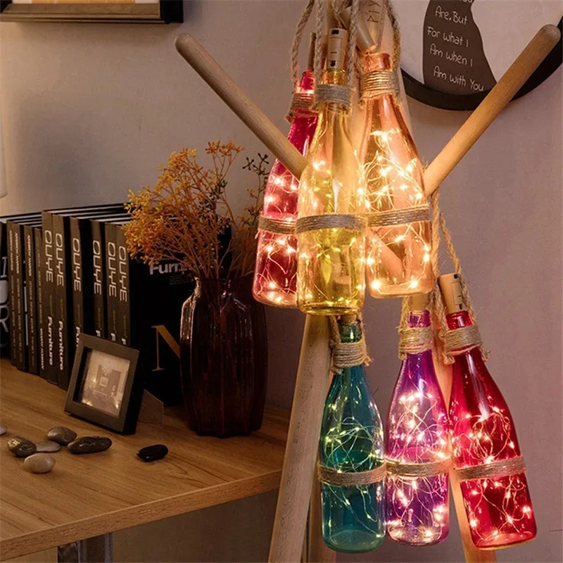 6pcs 20led Wine Bottle with Co - Led Fairy String Lights recensione e prezzo