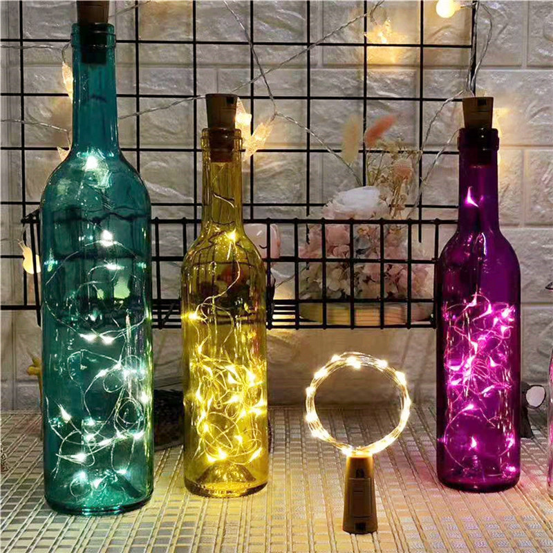 6pcs 20led Wine Bottle with Co - Led Fairy String Lights recensione e prezzo