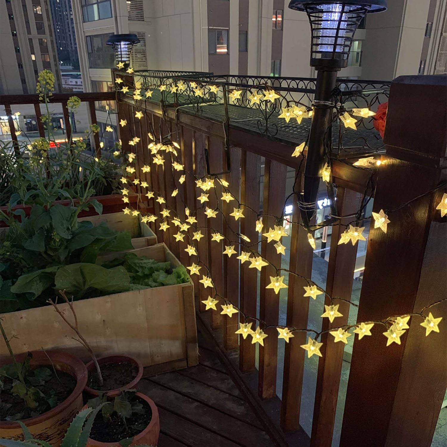 50ft 120 LED Solar Star Fairy  - Led Fairy String Lights recensione e prezzo