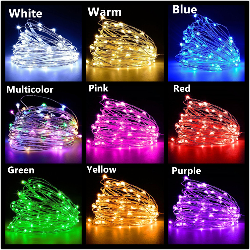 10M 5M 3M 2M Copper Wire LED T - Tinsel Garland Decoration recensione e prezzo