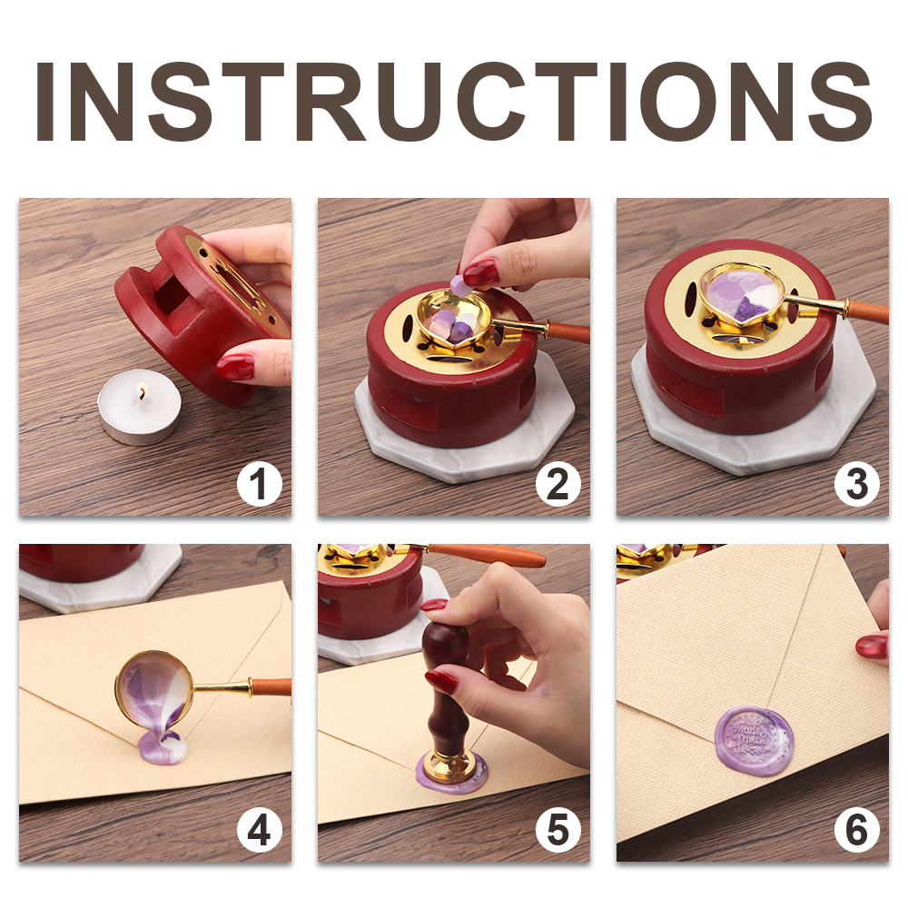 Vintage Wax Sealing Box Set Be - Gift Box Wrap Set recensione e prezzo