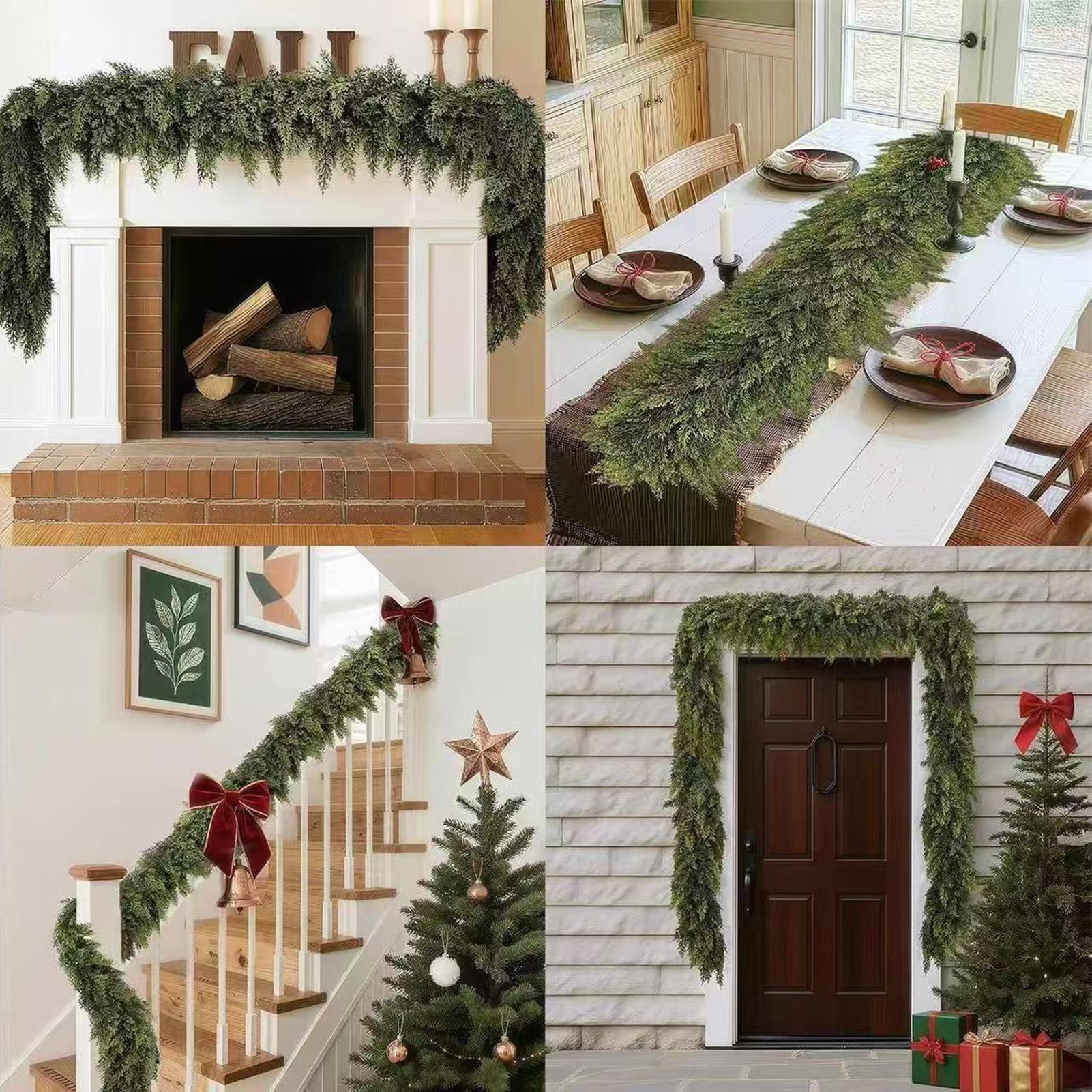 Christmas Garlands Artificial  - Christmas Wreath Fake recensione e prezzo