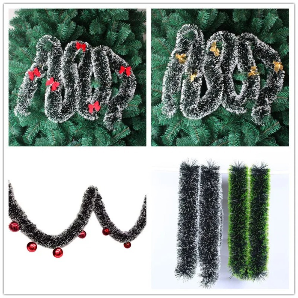 Christmas Tinsel Garland Artif - Led Fairy String Lights recensione e prezzo