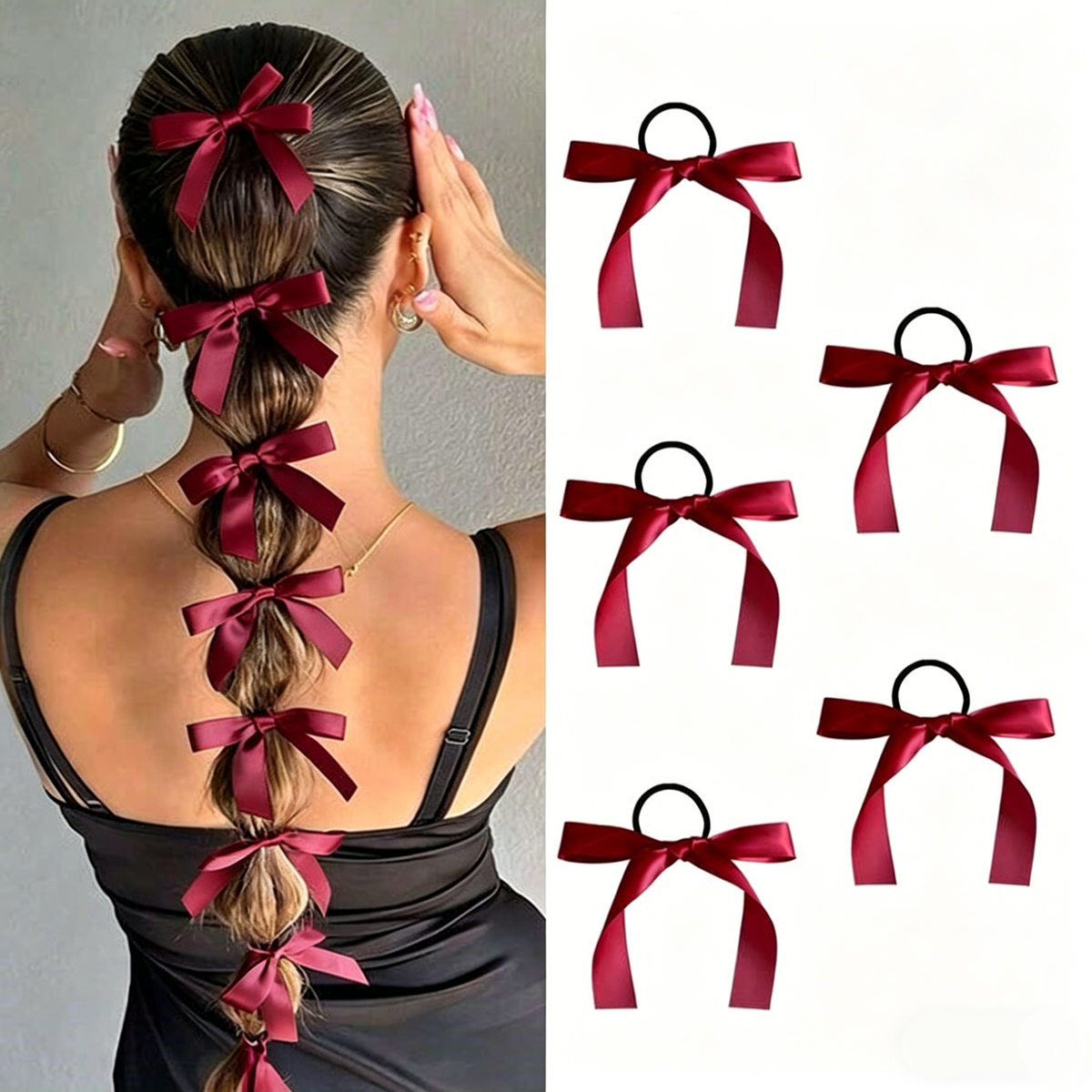 5-10Pcs Women's Style, Fashion - Ribbon Bow Gift recensione e prezzo