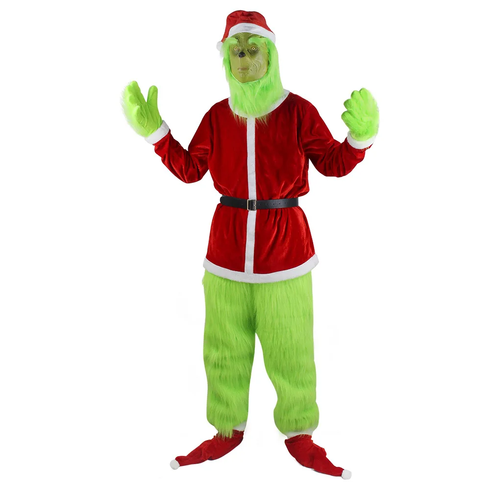 Merry Christmas Grinch Cosplay - Santa Hat Plush recensione e prezzo