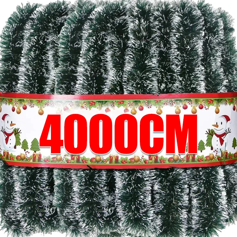 2/40m Christmas Tinsel Ribbons - Tinsel Garland Decoration recensione e prezzo