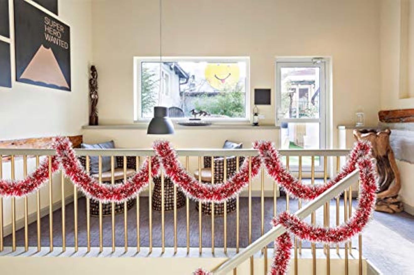 2M Christmas Metallic Streamer - Tinsel Garland Decoration recensione e prezzo