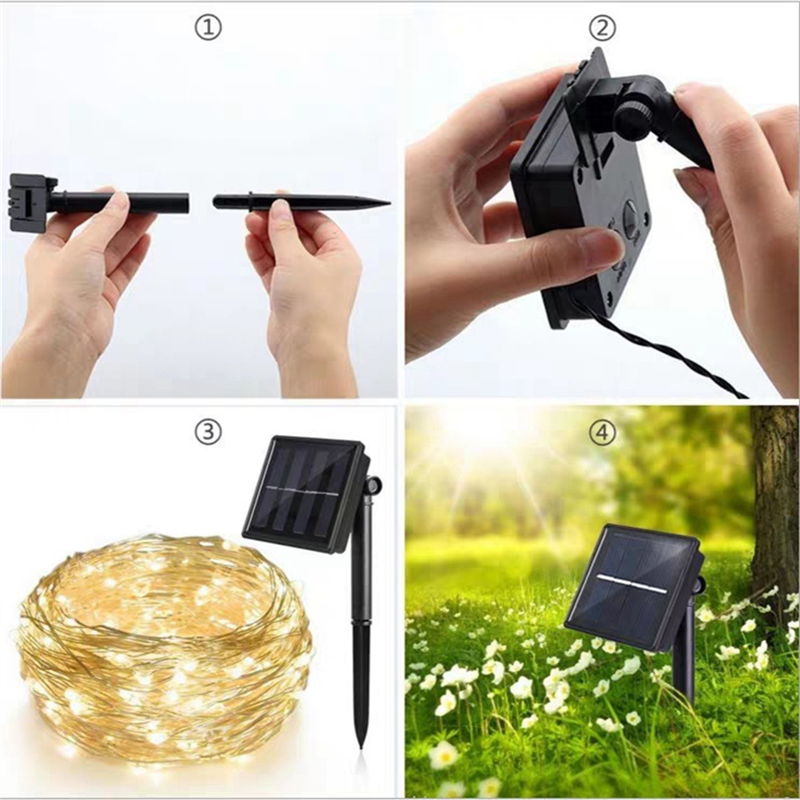 ONCE Solar Powered Lights 200  - Led Fairy String Lights recensione e prezzo
