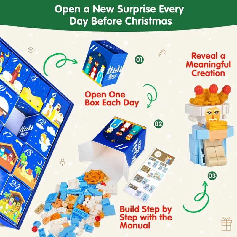 DIY Christmas Advent Calendar  - Advent Calendar Gift recensione e prezzo