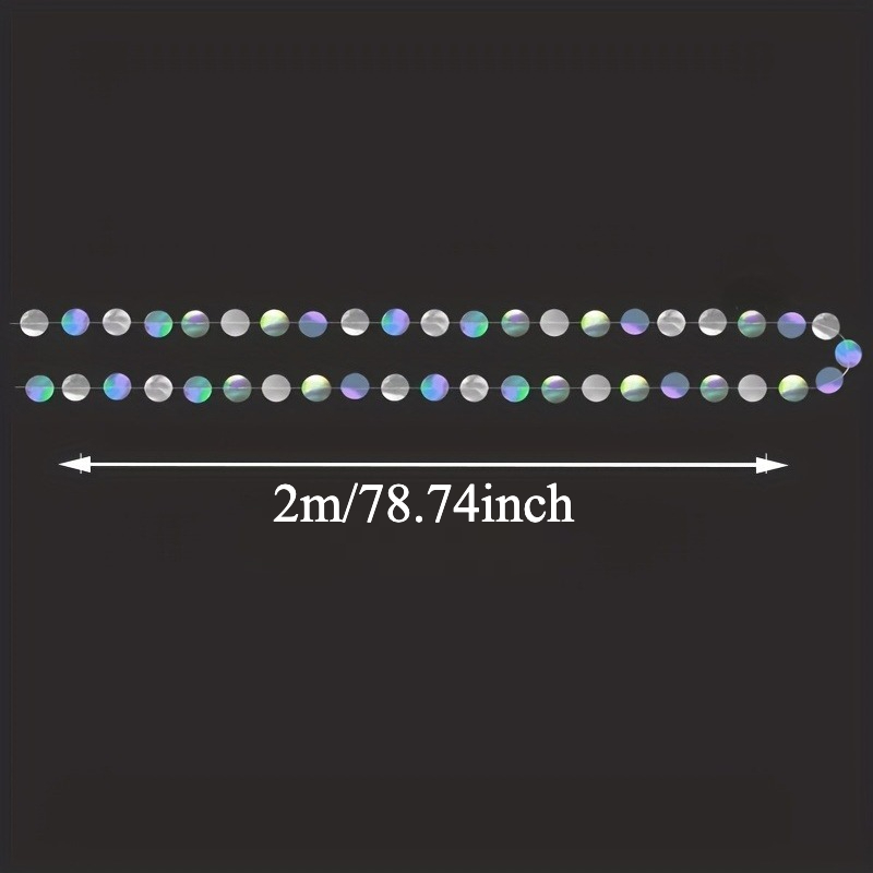 1pc Shimmering Iridescent Circ - Tinsel Garland Decoration recensione e prezzo